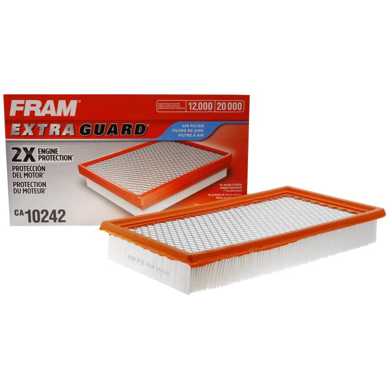 FRAM Extra Guard CA10242 Luftfilter für ausgewählte Ford, Lincoln, Mazda, Mercury Fahrzeuge von Fram