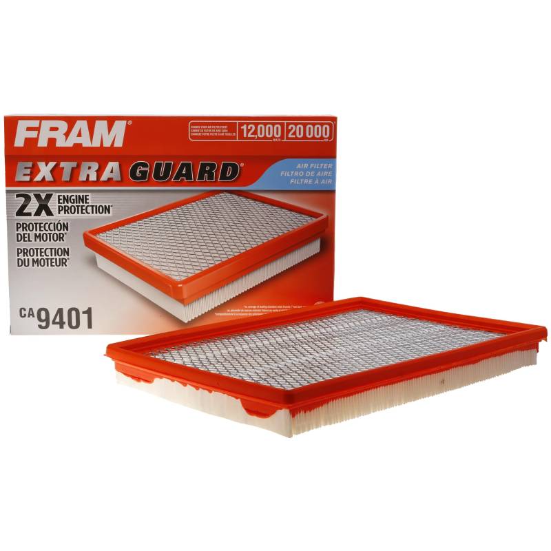 FRAM Extra Guard CA9401 Ersatz-Motor-Luftfilter für ausgewählte Chrysler, Dodge und Ram Modelle, bietet bis zu 12 Monate oder 12.000 Meilen Filterschutz von Fram