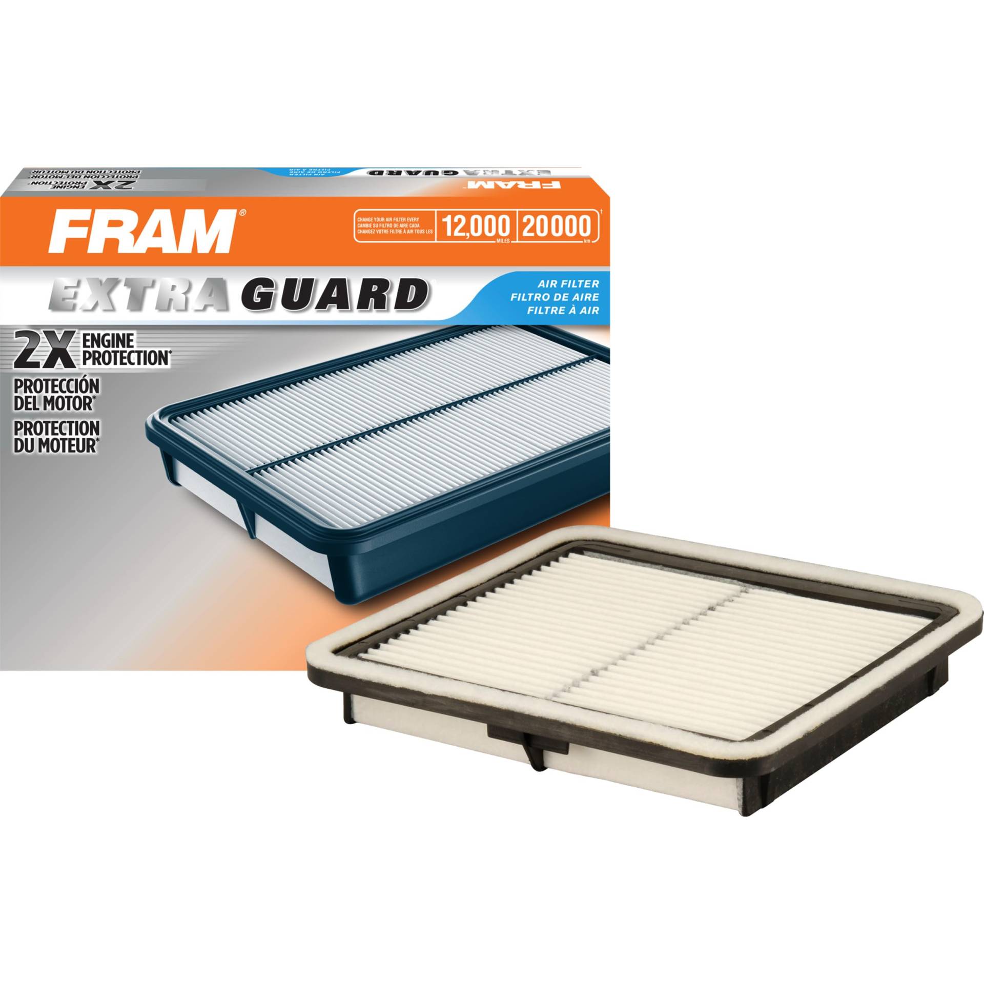 FRAM Extra Guard Motor-Luftfilter-Ersatz, einfache Installation mit fortschrittlichem Motorschutz und optimaler Leistung für ausgewählte Subaru-Fahrzeuge, CA9997 von Fram