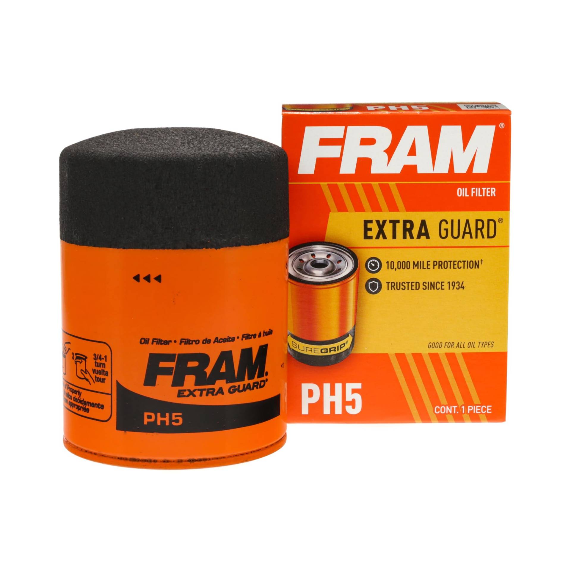 FRAM Extra Guard PH5, 10K Mile Change Intervall Spin-On Ölfilter von Fram