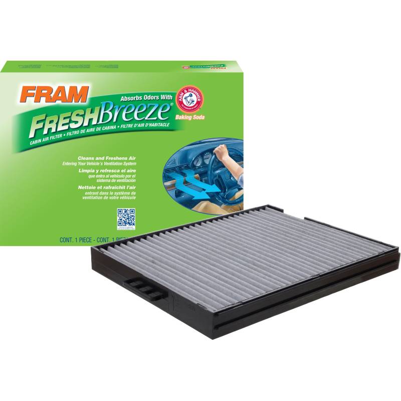 FRAM Fresh Breeze Innenraumfilter mit Arm & Hammer Backpulver CF11483 für ausgewählte Hyundai Fahrzeuge von Fram