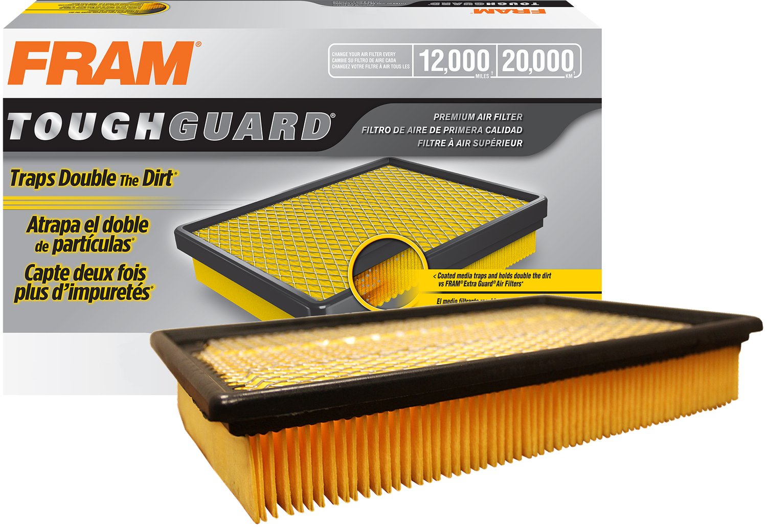 FRAM TGA5056 Tough Guard Flexible Panel Luftfilter für Ford, Lincoln und Mercury Fahrzeuge von Fram