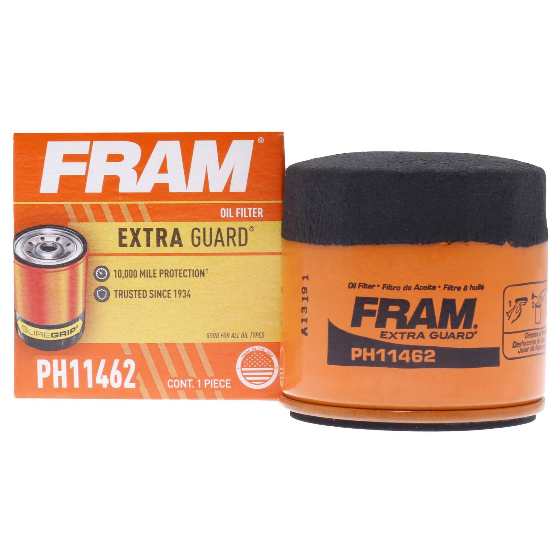 Fram PH11462 Ölfilter mit Vollfluss-Gleitmittel von Fram