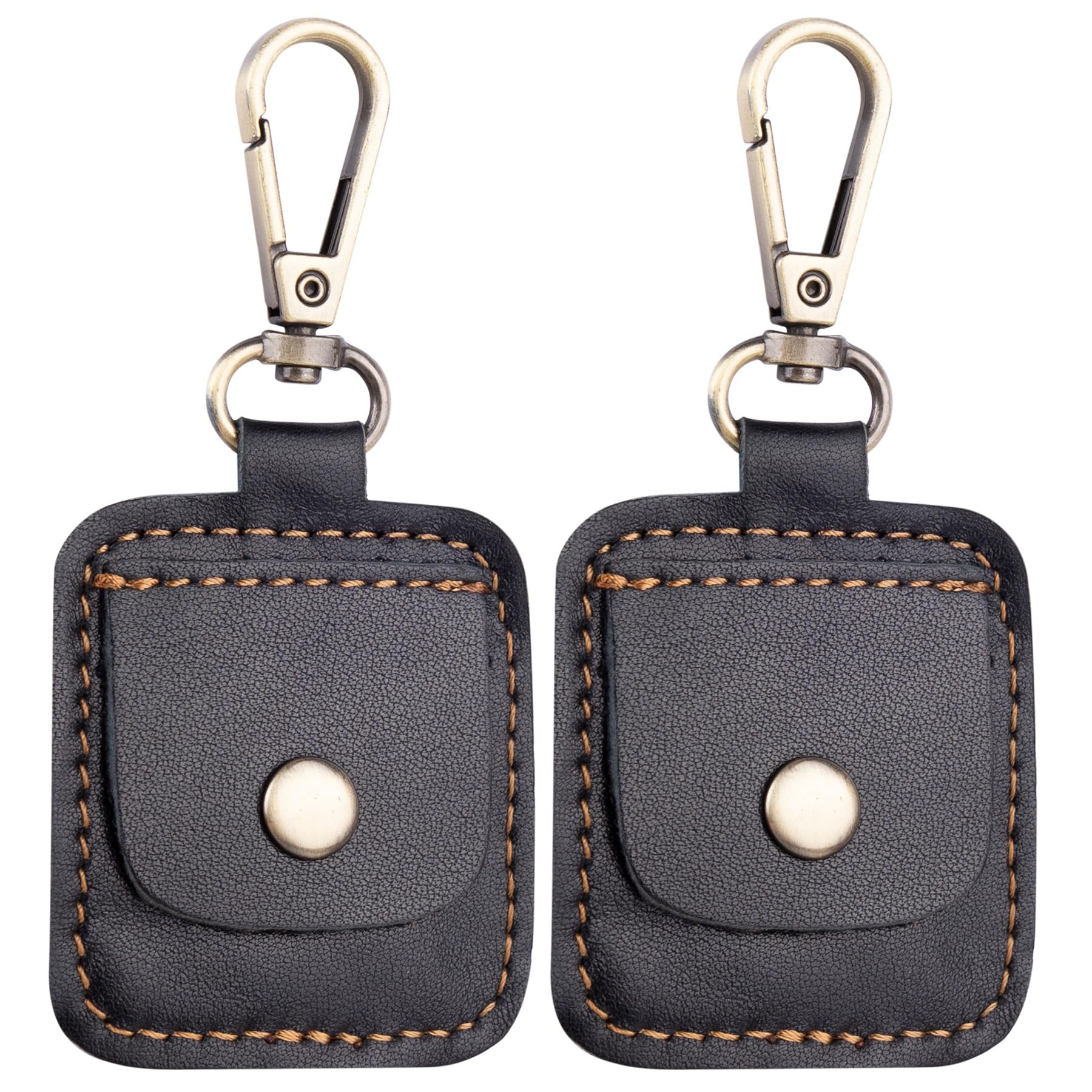 Framendino, 2 x Leder-Ringhalter, Schlüsselanhänger, Hochzeits-Etui, Reisen, Fitnessstudio, Beutel zur Schmuckaufbewahrung Framendino, 2 x Leder-Ringhalter, Schlüsselanhänger, Hochzeits-Etui, Reisen, Fitnessstudio, Beutel zur Schmuckaufbewahrung von Framendino