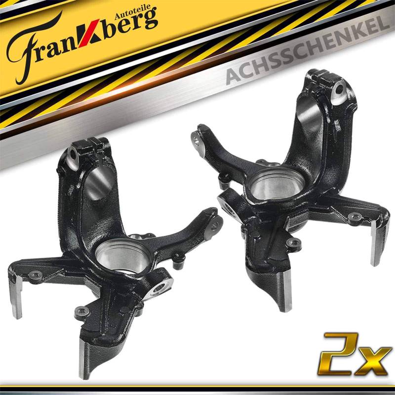 2x Achsschenkel Radaufhängun Vorne Links Rechts für A3 8L1 Leon 1M1 Toledo II 1M2 Octavia I 1U Bora 1J2 Bora Variant 1J6 Golf IV 1J New Beetle 9C1 1C1 1996-2010 1J0407255AJ von Frankberg