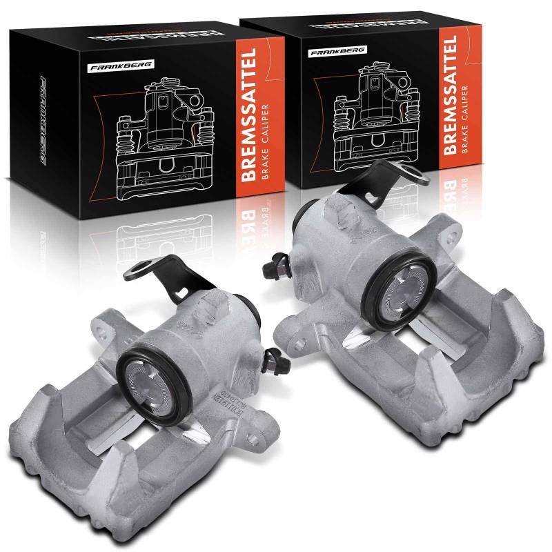 Frankberg 2x Bremssattel Bremszange Hinten Rechts Links Aluminium Kompatibel mit A3 TT Cordoba Ibiza II Toledo II Octavia Golf IV New Beetle Polo Variant Replace# 1J0615423 von Frankberg