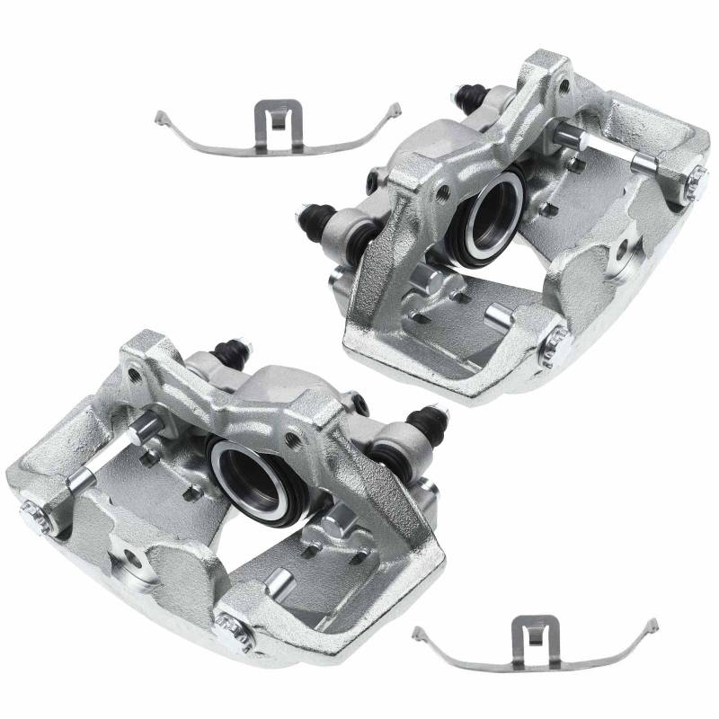 Frankberg 2x Bremssattel Bremszange Vorne mit Halter (Lochabstand Halterung 110mm) Kompatibel mit A4 8K2 A4 Allroad 8KH A4 Avant 8K5 A5 8T3 A5 Sportback 8TA Replace# 8K0615124H von Frankberg