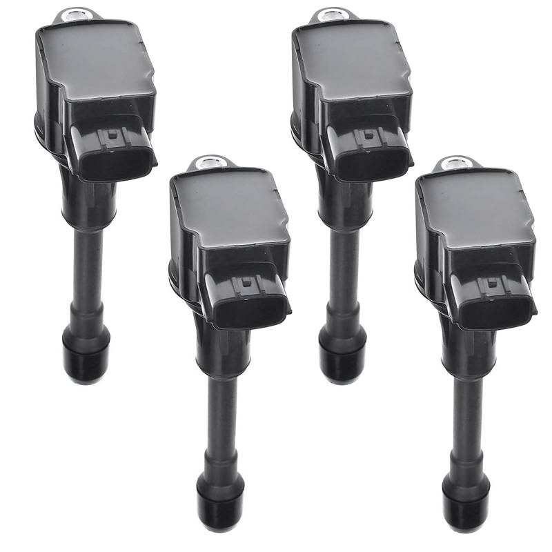 4x Zündspule Zündmodul für Altima Caravan Cube Juke Micra IV Note NV200 Kasten/Kombi Qashqai +2 I Rogue Sentra Teana Tiida Versa II X-Trail Koleos I Benzin 2005-2020 224481HC0A von Frankberg