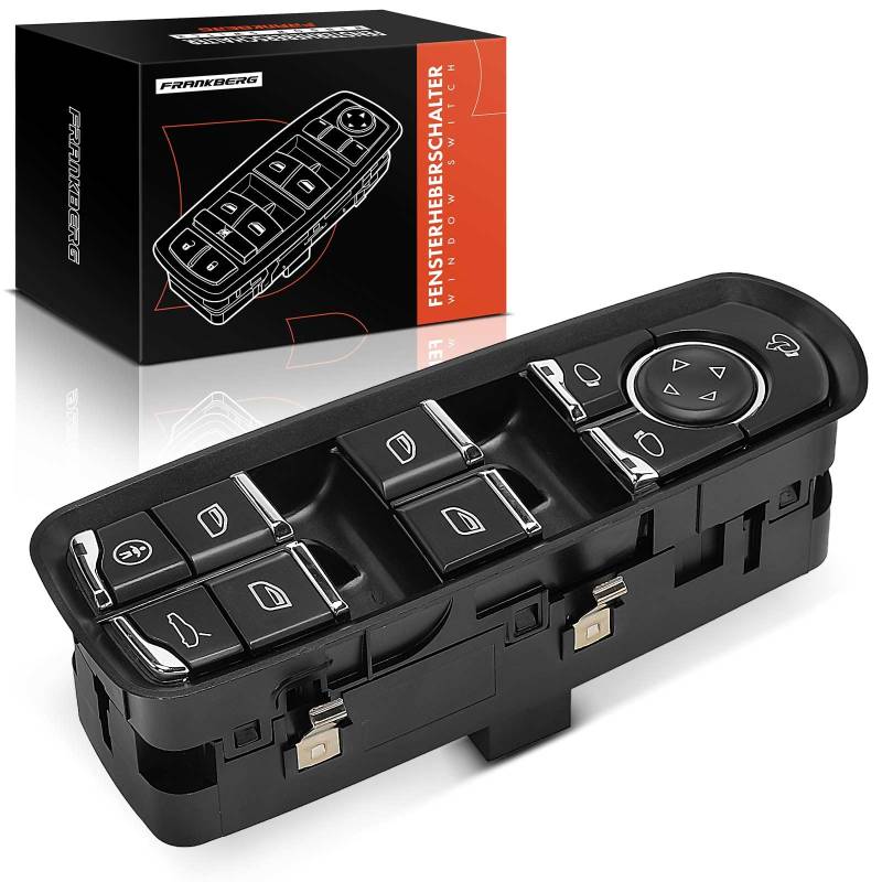 Frankberg Fensterheberschalter Kompatibel mit C.a.y.e.n.n.e 92A SUV 3.0L-4.8L 2011-2018 Ma.can 95B SUV 2.0L-3.6L 2015-2018 Pana.mera 970 Schrägheck Replace# 7PP959858KDML von Frankberg