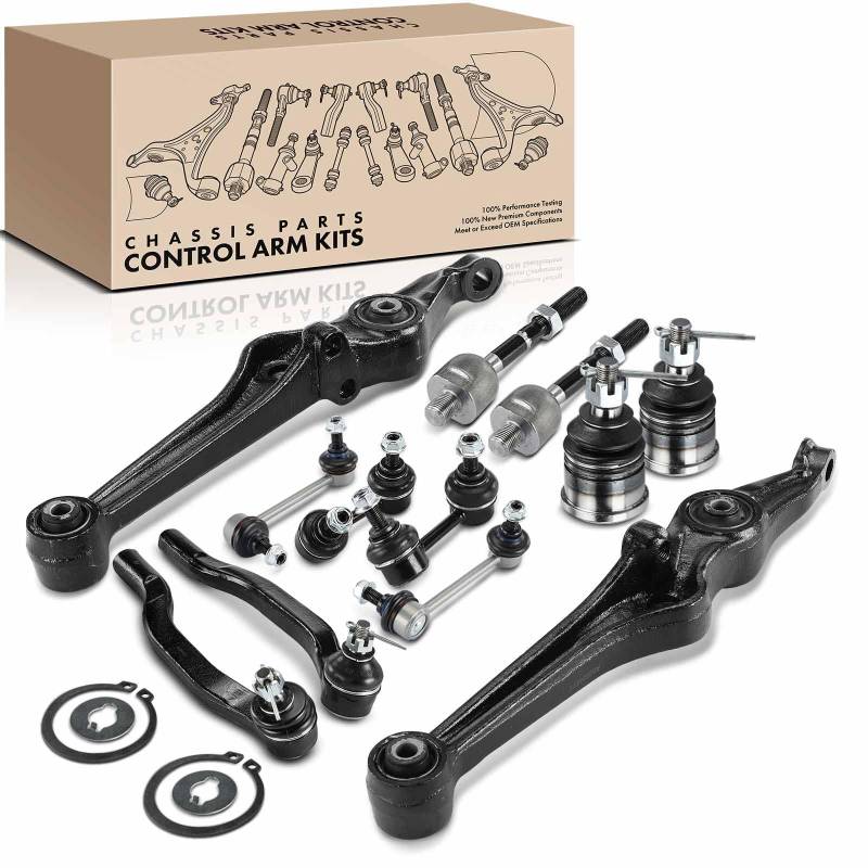 Frankberg 12x Querlenker Radaufhängung Vorderachse Kompatibel mit Accord VI CF CG CH CK 1998-2003 Accord VI Coupe CG 1998-2003 Accord VI Hatchback CH CL Replace# 51220S84A01 von Frankberg