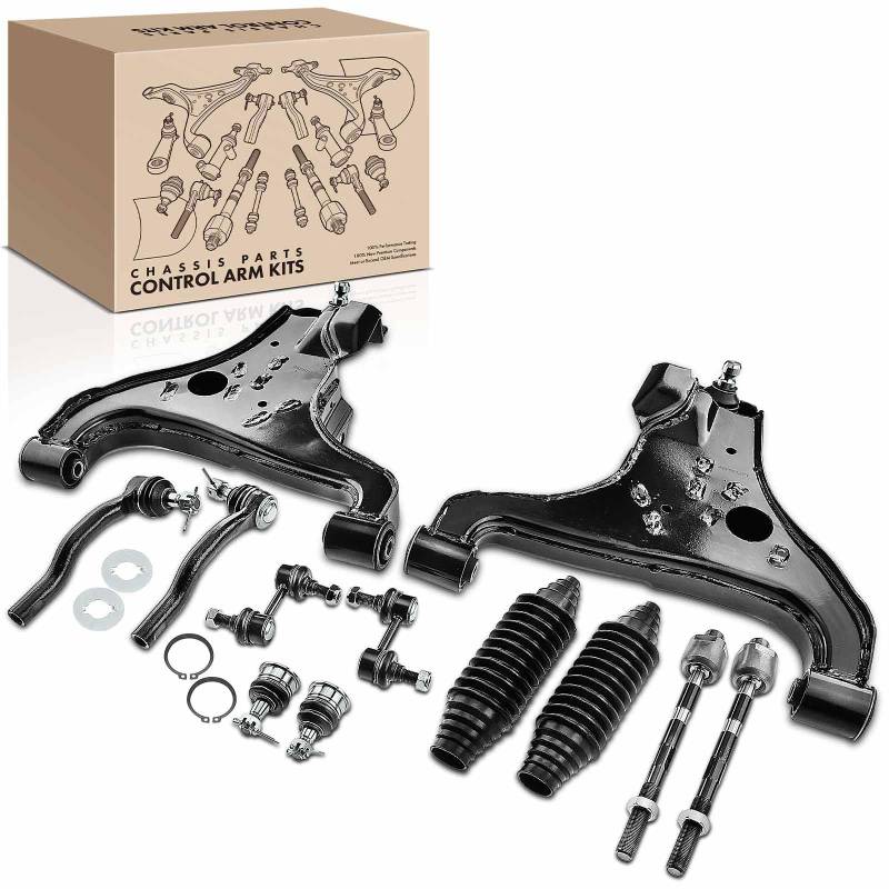 Frankberg 12x Querlenker Satz Vorderachse Links Rechts Kompatibel mit Armada TA60 5.6L 2003-2015 Titan A60 5.6L 2003-2024 Replace# 54501ZQ00A von Frankberg