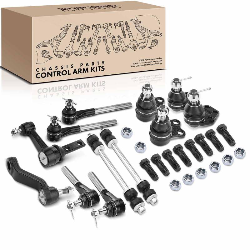 Frankberg 12x Spurstangenkopf Traggelenk Vorderachse oben Unten Kompatibel mitRam 2500 Crew Cab Pick-up Ram 2500 Extended Cab Pick-up Ram 2500 Pick-up BE BR Replace# 5017671AA von Frankberg
