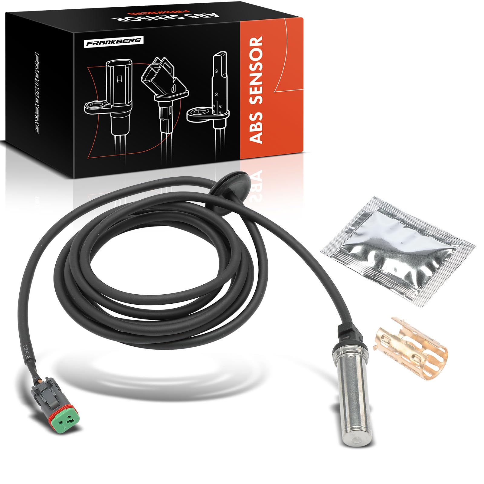 Frankberg 1x ABS Sensor 2-Polig mit Fett mit Buchse Vorne Hinten Kompatibel mit R.e.n.a.u.l.t Truck V.o.l.v.o FH FM FMX NH Bus Replace# 21247154 Frankberg 1x ABS Sensor 2-Polig mit Fett mit Buchse Vorne Hinten Kompatibel mit R.e.n.a.u.l.t Truck V.o.l.v.o FH FM FMX NH Bus Replace# 21247154 von Frankberg