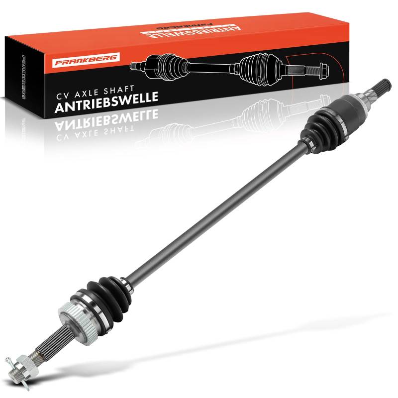 Frankberg Antriebswelle Achswelle Mit ABS Ring Hinterachse Kompatibel mit Qashqai +2 I J10 JJ10E NJ10 Qashqai II SUV J11 J11 X-Trail T31 Kadjar HA HL Replace# 39600JD60A von Frankberg