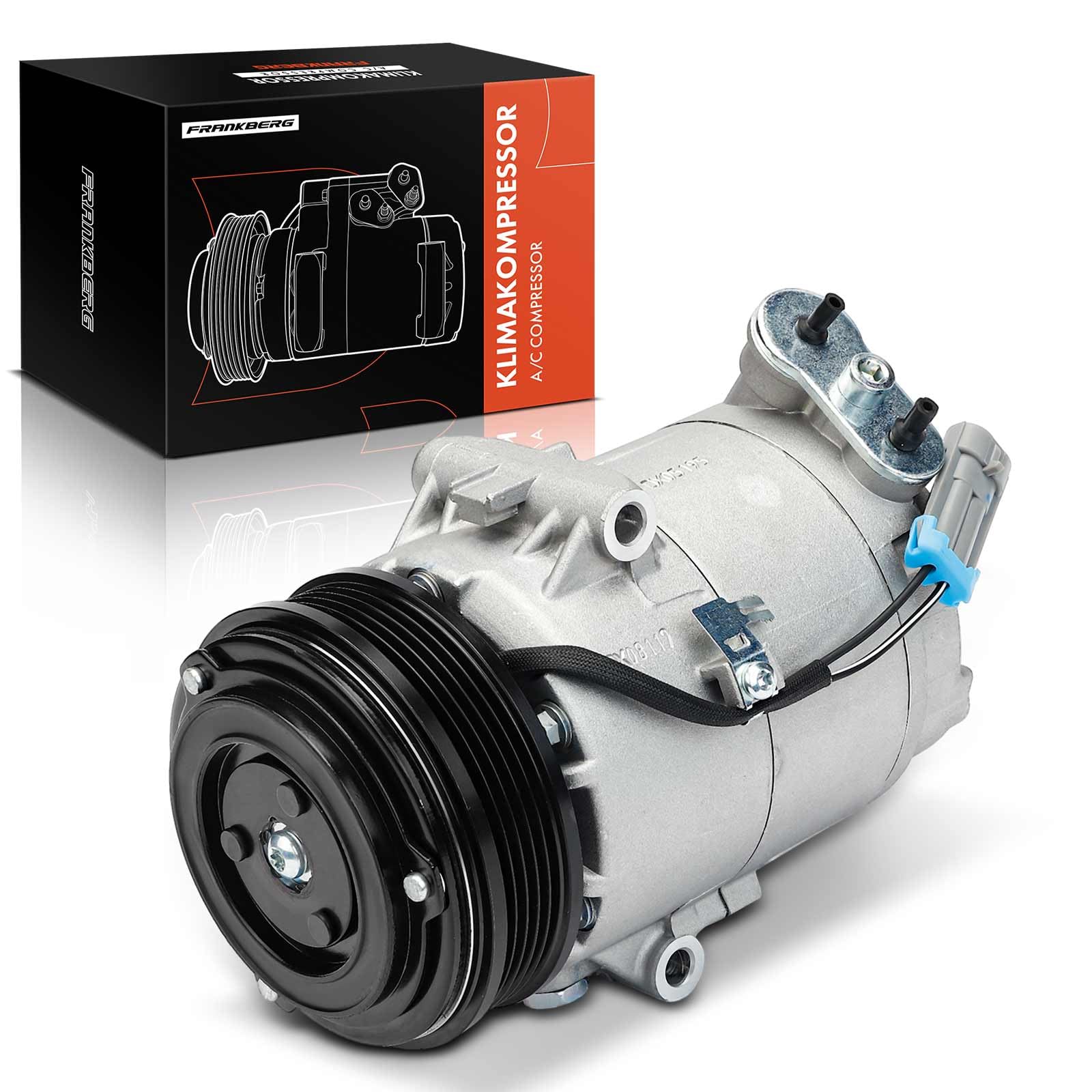 Frankberg Klimaanlagen Kompressor mit Kupplung Benzin Kompatibel mit Astra G Caravan T98 Astra G CC T98 Astra G Stufenheck T98 Corsa C X01 Replace# 89197, inkl. Öl vorbereift Frankberg Klimaanlagen Kompressor mit Kupplung Benzin Kompatibel mit Astra G Caravan T98 Astra G CC T98 Astra G Stufenheck T98 Corsa C X01 Replace# 89197, inkl. Öl vorbereift von Frankberg