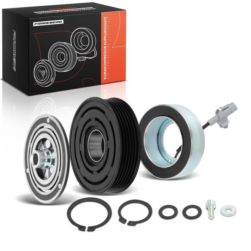 Frankberg 1x Klimakupplung Kompatibel mit C1 PM PN 1.0L 107 PM PN 1.0L Aygo B1 1.0L Aygo Kasten/Schrägheck B1 1.0L Replace# 883100H010 von Frankberg