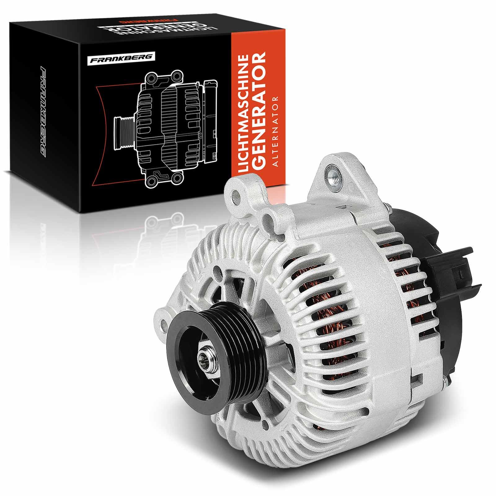 Frankberg 1x Lichtmaschine Generator 150A Kompatibel mit A4 8EC B7 2.7L-3.0L 2004-2008 A4 Avant 8ED B7 2.7L-3.0L 2004-2008 A4 Cabriolet 8HE 2.7L-3.0L 2006-2009 Replace# 059-903-016-D Frankberg 1x Lichtmaschine Generator 150A Kompatibel mit A4 8EC B7 2.7L-3.0L 2004-2008 A4 Avant 8ED B7 2.7L-3.0L 2004-2008 A4 Cabriolet 8HE 2.7L-3.0L 2006-2009 Replace# 059-903-016-D von Frankberg