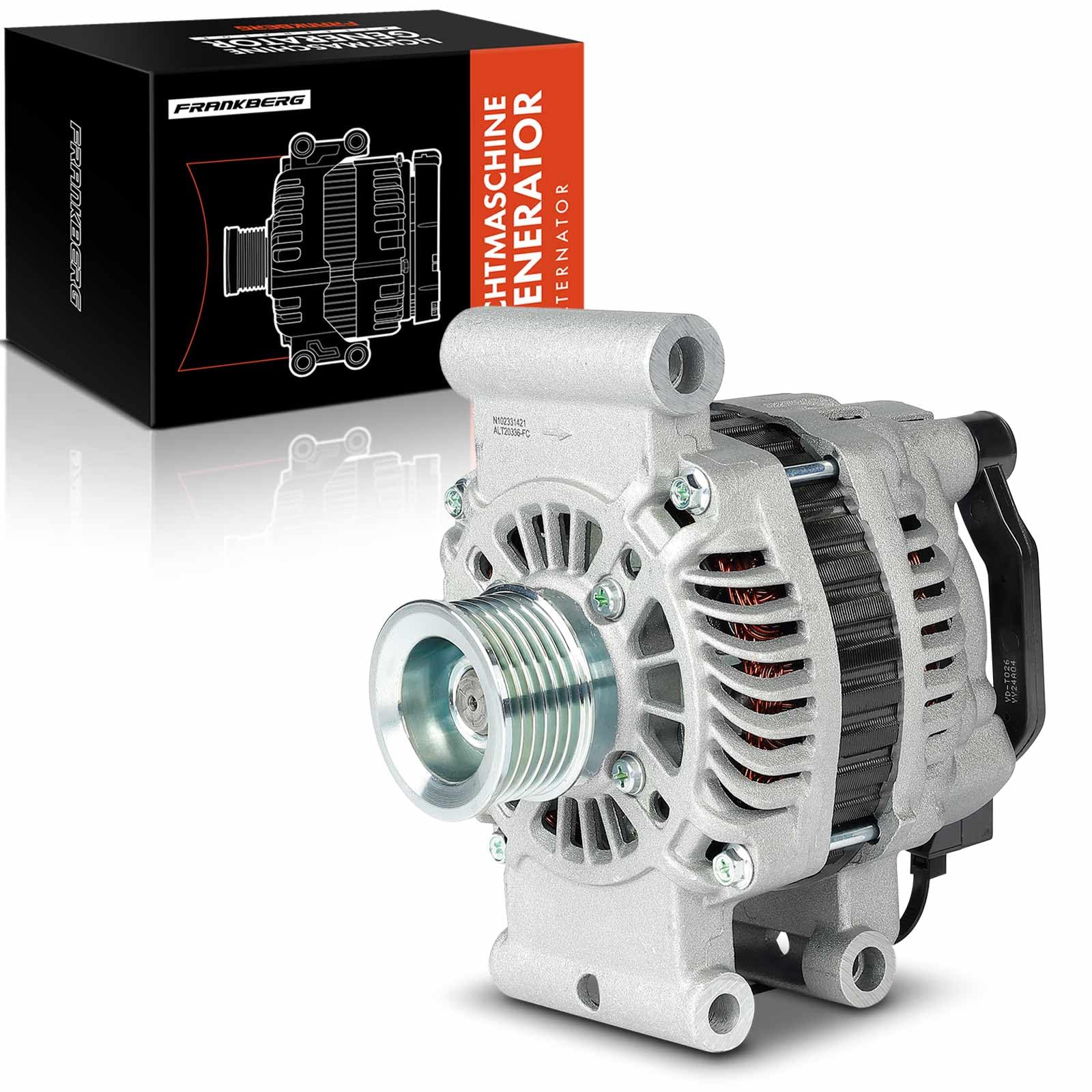 Frankberg 1x Lichtmaschine Kompatibel mit 207 WA WC 1.6L 2006-2013 207 CC WD 1.6L 2007-2013 207 SW WK 1.6L 2007-2013 308 CC 4B 1.6L 2009-2014 308 I 4A 4C Replace# A5TG0891ZEB Frankberg 1x Lichtmaschine Kompatibel mit 207 WA WC 1.6L 2006-2013 207 CC WD 1.6L 2007-2013 207 SW WK 1.6L 2007-2013 308 CC 4B 1.6L 2009-2014 308 I 4A 4C Replace# A5TG0891ZEB von Frankberg