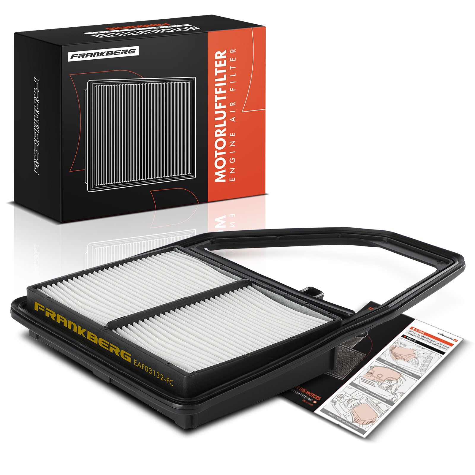Frankberg 1x Luftfilter Filtereinsatz Benzin Kompatibel mit Civic VII Coupe EM2 Civic VII Hatchback EP EU EV FR-V BE Stream RN Replace# 17220-PLD-000 Frankberg 1x Luftfilter Filtereinsatz Benzin Kompatibel mit Civic VII Coupe EM2 Civic VII Hatchback EP EU EV FR-V BE Stream RN Replace# 17220-PLD-000 von Frankberg