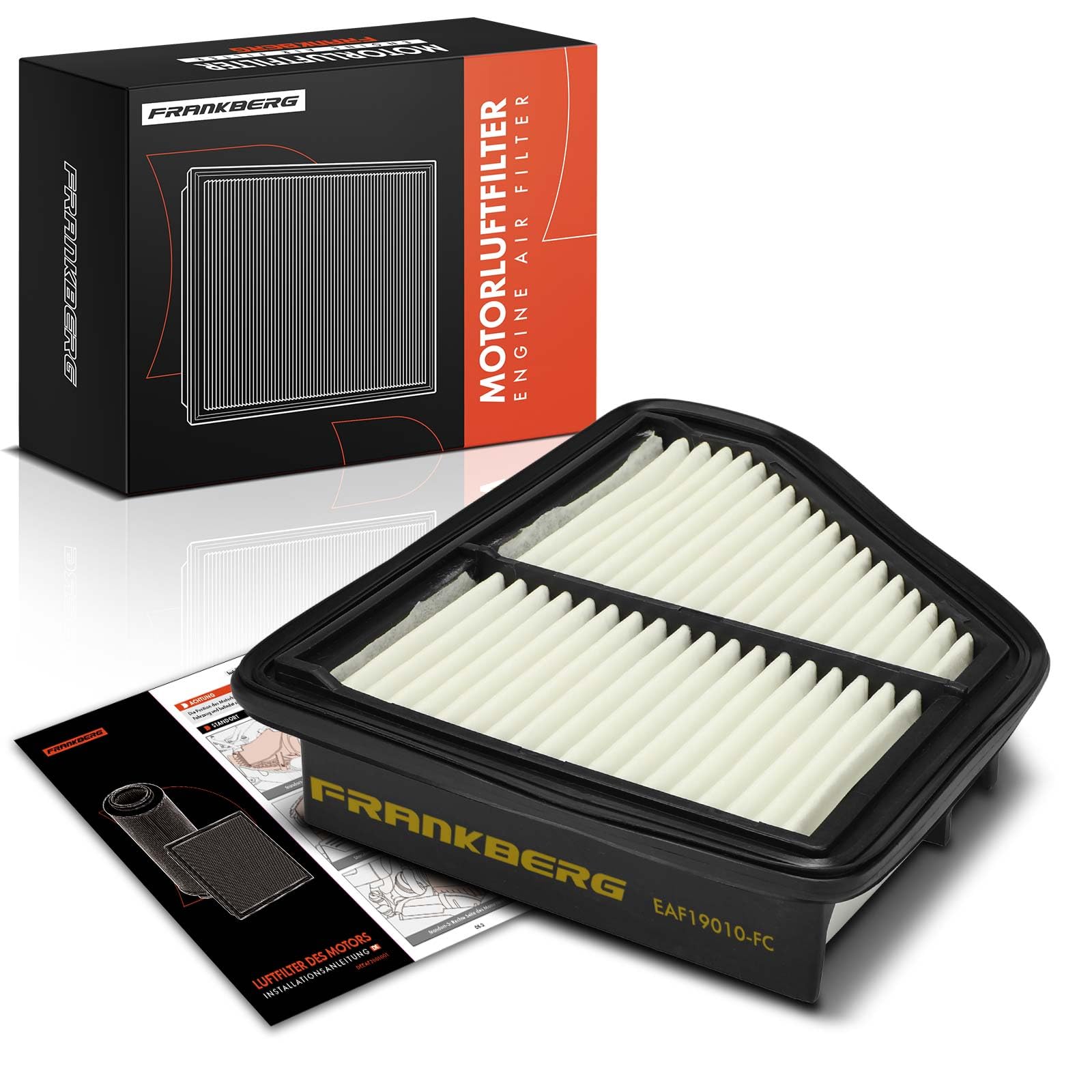 Frankberg 1x Luftfilter Filtereinsatz Benzin Kompatibel mit Civic VIII Hatchback FK FN 1.3L 2005-2011 Replace# 17220RSJE00 Frankberg 1x Luftfilter Filtereinsatz Benzin Kompatibel mit Civic VIII Hatchback FK FN 1.3L 2005-2011 Replace# 17220RSJE00 von Frankberg