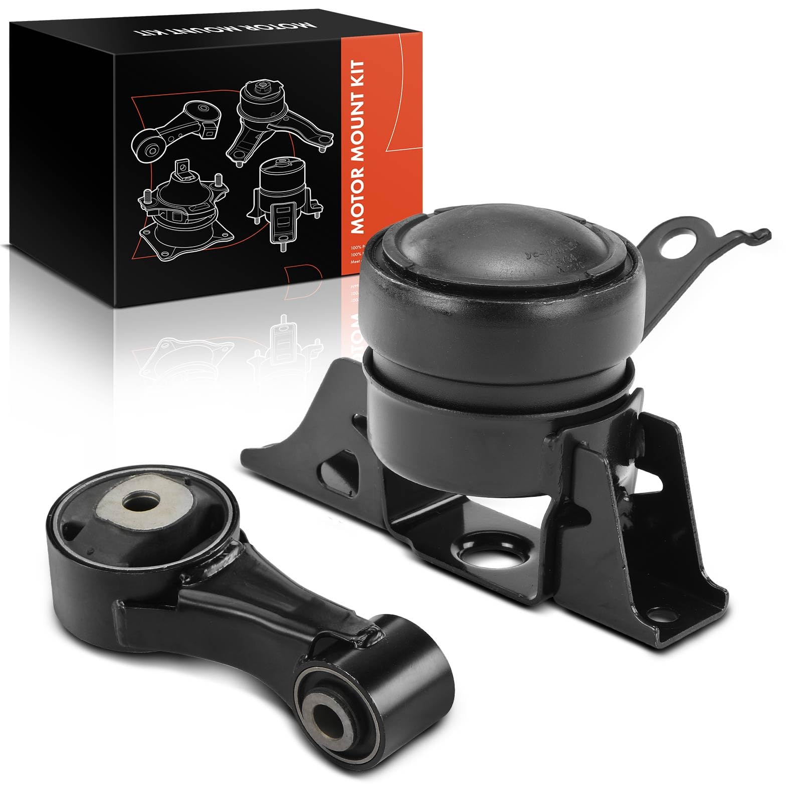 Frankberg 1x Motorlager Vorne Rechts + 1x Drehmomentstützlager Hinten Schaltgetriebe Kompatibel mit Yaris/Vios Stufenheck P9 1.3L 2005-2013 Replace# 1230521200 Frankberg 1x Motorlager Vorne Rechts + 1x Drehmomentstützlager Hinten Schaltgetriebe Kompatibel mit Yaris/Vios Stufenheck P9 1.3L 2005-2013 Replace# 1230521200 von Frankberg