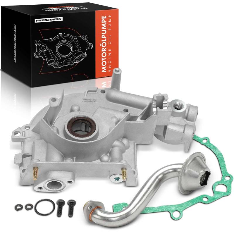 Frankberg 1x Ölpumpe Benzin/Diesel Kompatibel mit Mito 955 500 312 Brava 182 Bravo II 198 Doblo MPV 119 223 Grande Punto 199 Panda 169 Punto 188 Y 840 Replace# 55205943 von Frankberg