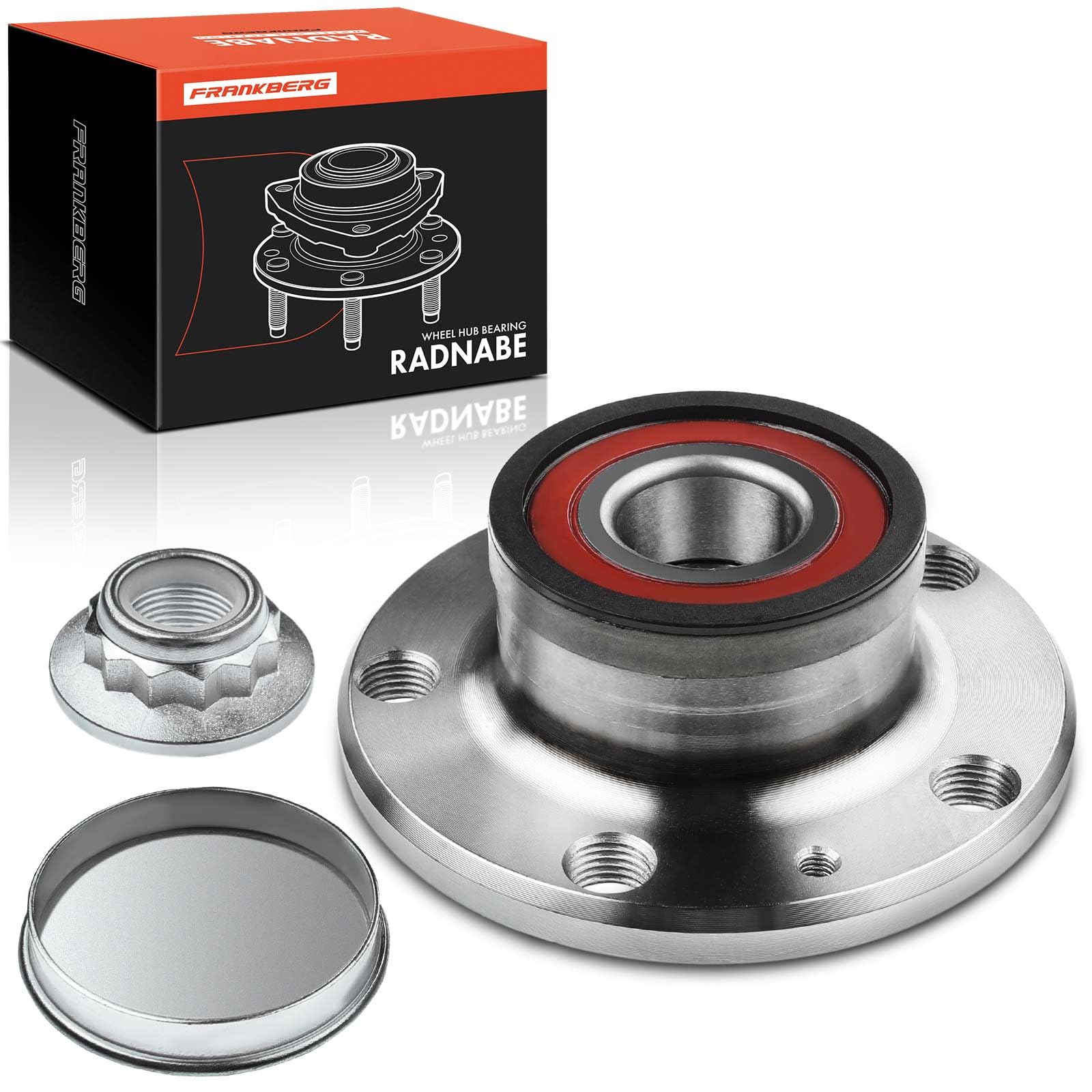 Frankberg 1x Radlager Radlagersatz Hinten unterstützt die ABS-Funktion Kompatibel mit Polo 9N 2001-2009 Polo 6C1 6R1 2009-2022 A1 8X1 8XK A2 Cordoba Ibiza III Fabia I Fox Frankberg 1x Radlager Radlagersatz Hinten unterstützt die ABS-Funktion Kompatibel mit Polo 9N 2001-2009 Polo 6C1 6R1 2009-2022 A1 8X1 8XK A2 Cordoba Ibiza III Fabia I Fox von Frankberg