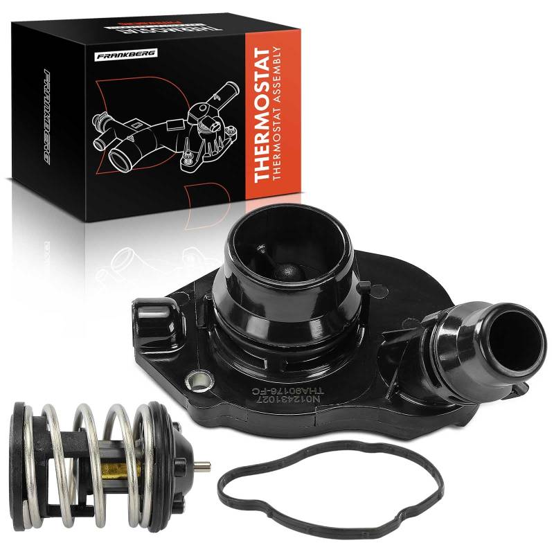 Frankberg 1x Thermostat Kühlmittel Diesel Kompatibel mit 3er F30 F80 3er E90 3er Touring F31 5er F10 5er Touring F11 1er F20 X3 F25 X1 E84 X5 F15 F85 Replace# 11518516203 von Frankberg