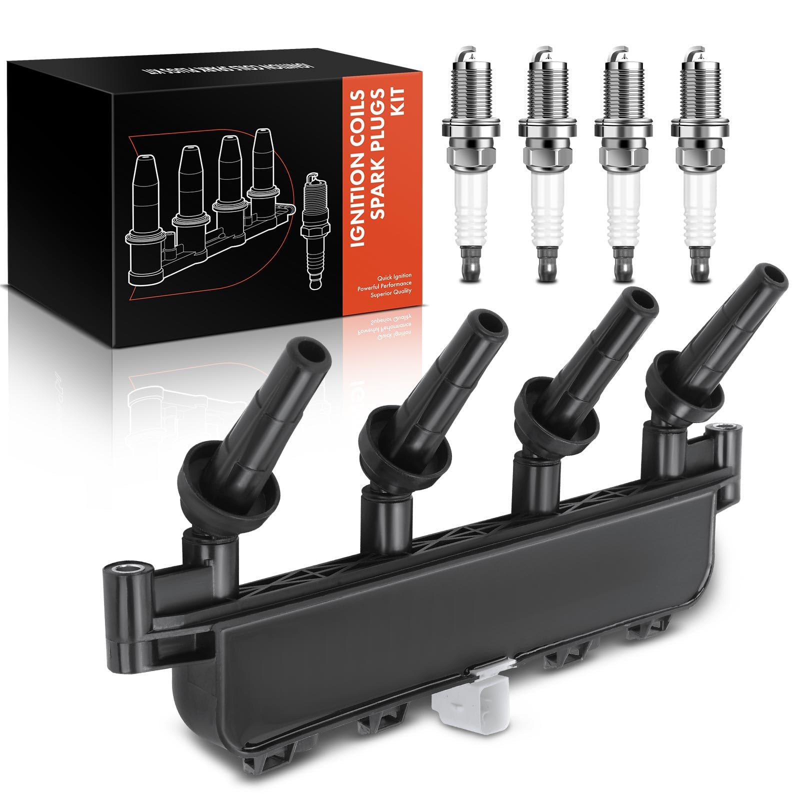Frankberg 1x Zündspule+4x Zündkerze Kompatibel mit Berlingo MF TU1JP TU3JP 1998-2010 206 Schrägheck 2A/C TU1JP TU3JP 2000-2008 306 7B N3 N5 TU5JP 2000-2001 Replace# 596319 Frankberg 1x Zündspule+4x Zündkerze Kompatibel mit Berlingo MF TU1JP TU3JP 1998-2010 206 Schrägheck 2A/C TU1JP TU3JP 2000-2008 306 7B N3 N5 TU5JP 2000-2001 Replace# 596319 von Frankberg