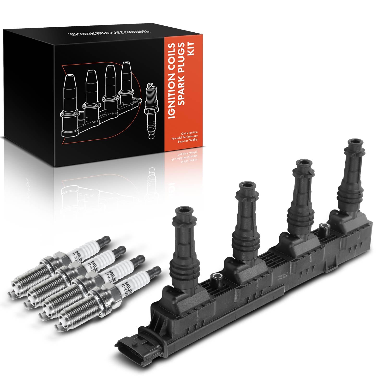 Frankberg 1x Zündspule 4x Zündkerze Kompatibel mit Astra G CC F08 F48 1.6L 2003-2009 Vectra C CC Z02 1.6L 1.8L 2005-2008 Meriva X03 1.6L 2006-2010 Replace# 1208020 Frankberg 1x Zündspule 4x Zündkerze Kompatibel mit Astra G CC F08 F48 1.6L 2003-2009 Vectra C CC Z02 1.6L 1.8L 2005-2008 Meriva X03 1.6L 2006-2010 Replace# 1208020 von Frankberg