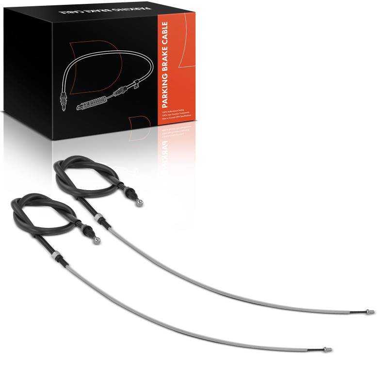Frankberg 2X Handbremsseile Hinten Kompatibel mit A3 8P1 1.2L-3.2L 2003-2012 Handbremsseil Altea 5P1 1.2L-2.0L 2004-2023 Leon 1P1 1.2L-2.0L 2005-2012 Replace# 1K0609721BE von Frankberg