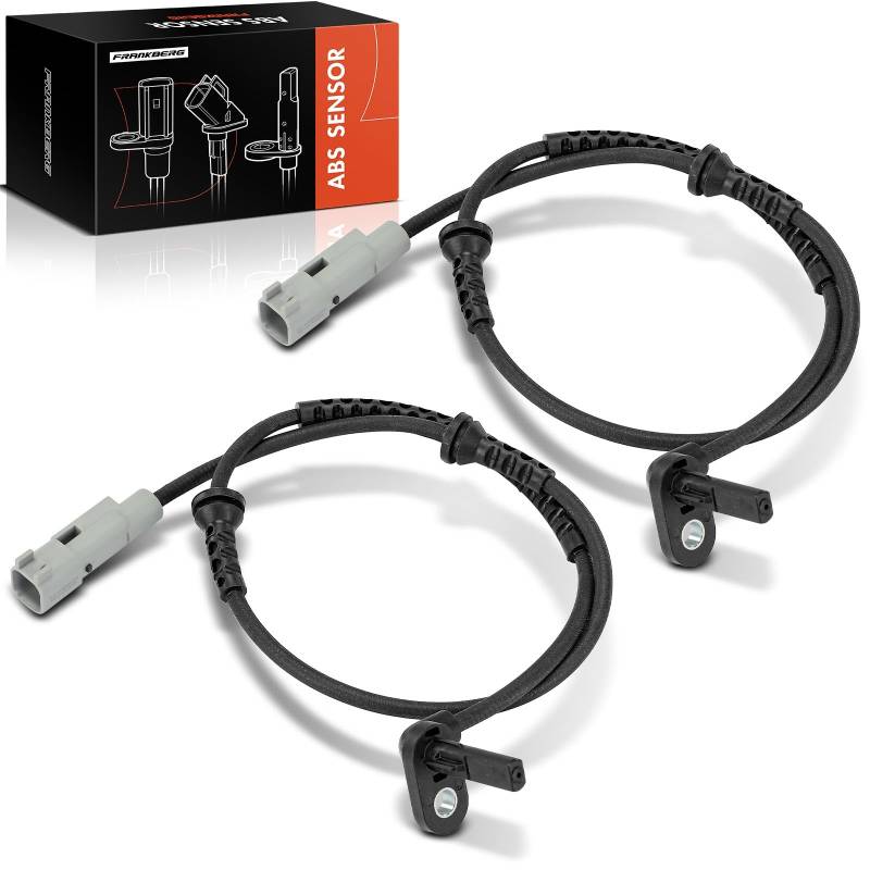Frankberg 2x ABS Sensor 2-Polig Vorne Kompatibel mit Trax 1.4L-1.8L 2012-2024 Mokka X Van J13 1.6L 2018-2024 Mokka/Mokka X J13 1.4L-1.8L 2012-2024 Replace# 94544440 von Frankberg