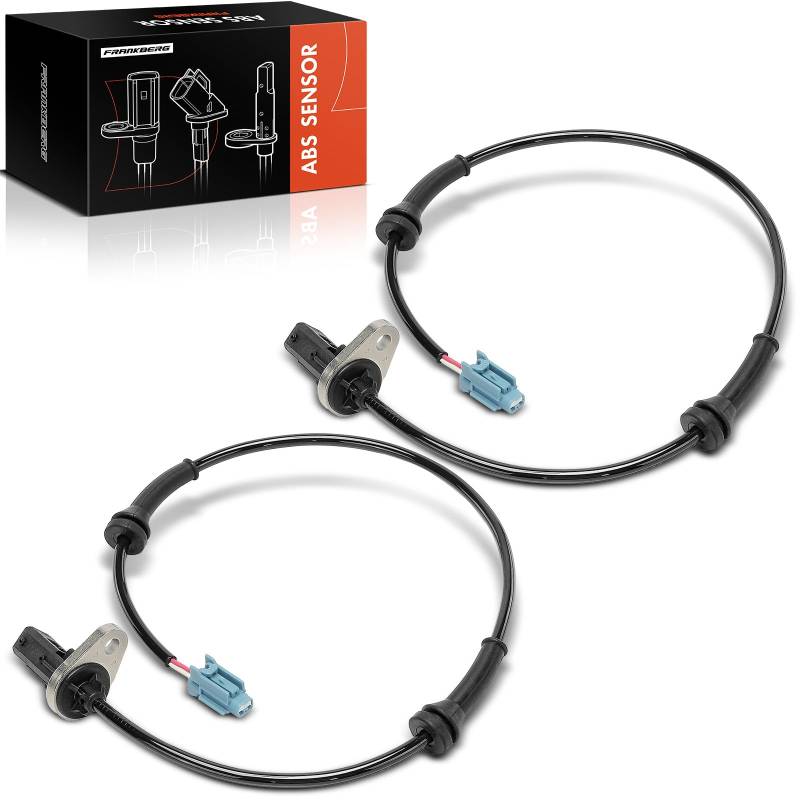 Frankberg 2x ABS Sensor 2-polig Hinten Links Rechts Kompatibel mit Cabstar F24M F24W 2.5L 3.0L 2006-2013 NT400 Cabstar F24M 2.5L 3.0L 2014-2024 Replace# 47900MB910 von Frankberg