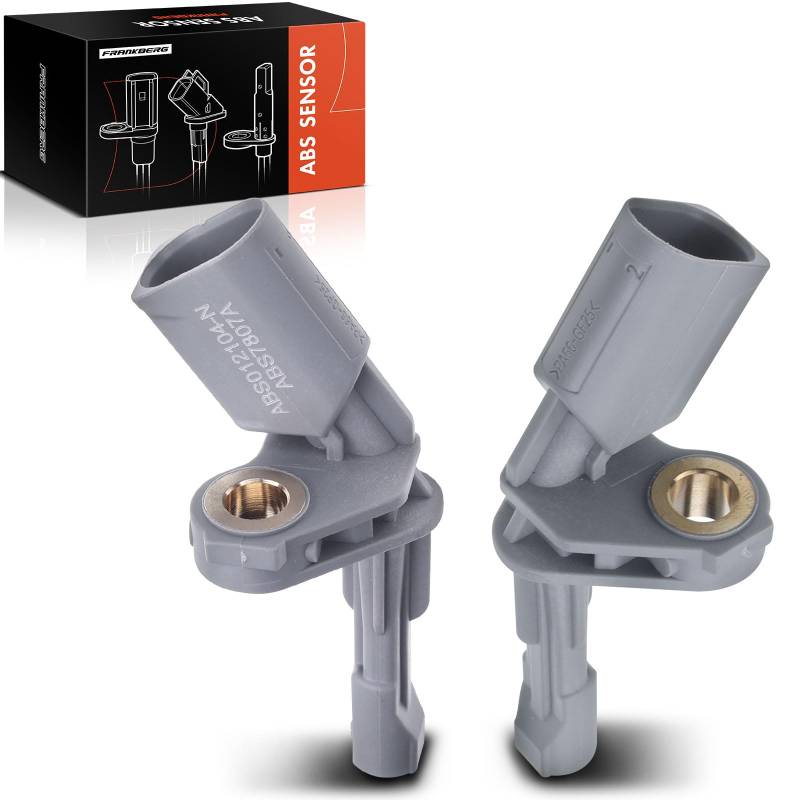 Frankberg 2x ABS Sensor Hinten Links Rechts Kompatibel mit Q3 8UB 8UG 1.4L 2.0L 2011-2018 EOS 1F7 1F8 1.4L-3.6L 2006-2015 To.ur.an 1T1 1T2 1T3 1.2L-2.0L 2003-2015 von Frankberg
