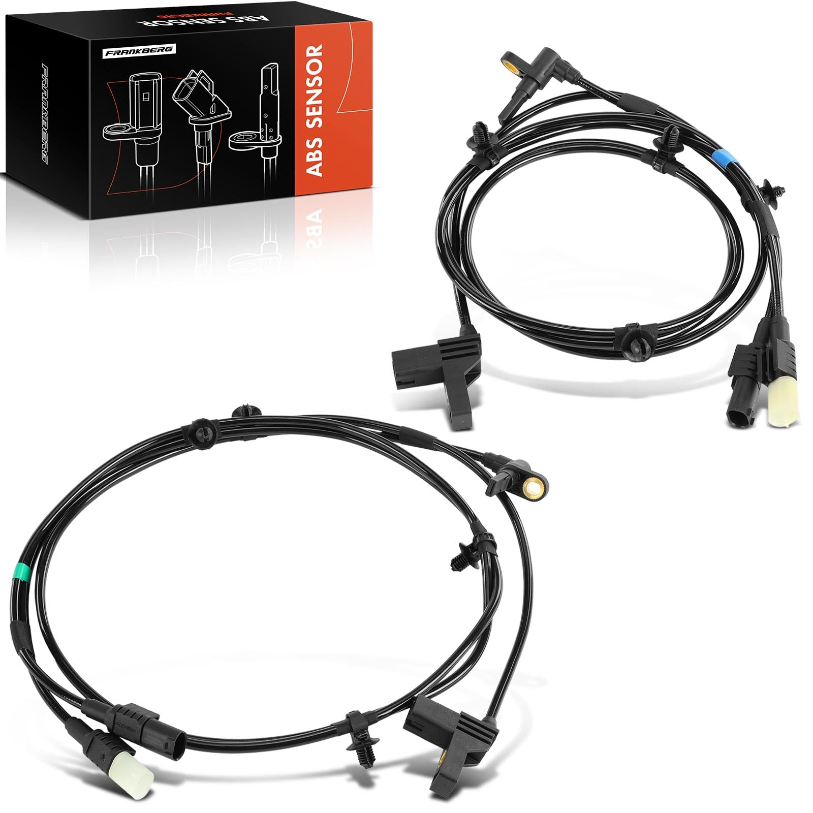 Frankberg 2x ABS Speed Sensor Hinterachse Links Rechts 2-polig Kompatibel mit Viano W639 2.2L-3.7L 2004-2005 Vito Bus W639 109-123 2.2L-3.7L 2004-2014 Replace# 6394404706 Frankberg 2x ABS Speed Sensor Hinterachse Links Rechts 2-polig Kompatibel mit Viano W639 2.2L-3.7L 2004-2005 Vito Bus W639 109-123 2.2L-3.7L 2004-2014 Replace# 6394404706 von Frankberg