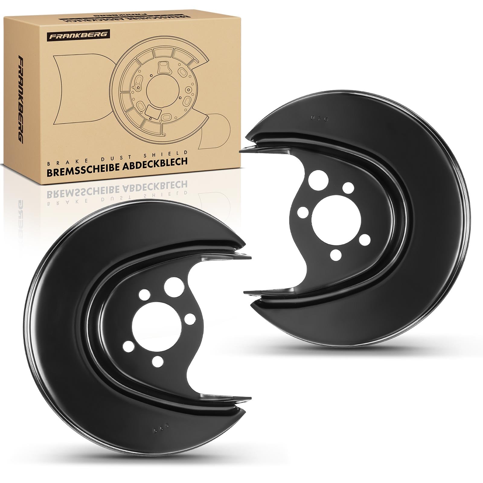 Frankberg 2x Ankerblech Bremsscheibe Hinten Kompatibel mit Polo Classic 6V2 1.4L-1.9L 1995-2002 Ibiza II 6K1 1.0L-2.0L 1993-2002 Ca.ddy II MPV 9K9B 1995-2004 Replace# 6N0615611 Frankberg 2x Ankerblech Bremsscheibe Hinten Kompatibel mit Polo Classic 6V2 1.4L-1.9L 1995-2002 Ibiza II 6K1 1.0L-2.0L 1993-2002 Ca.ddy II MPV 9K9B 1995-2004 Replace# 6N0615611 von Frankberg