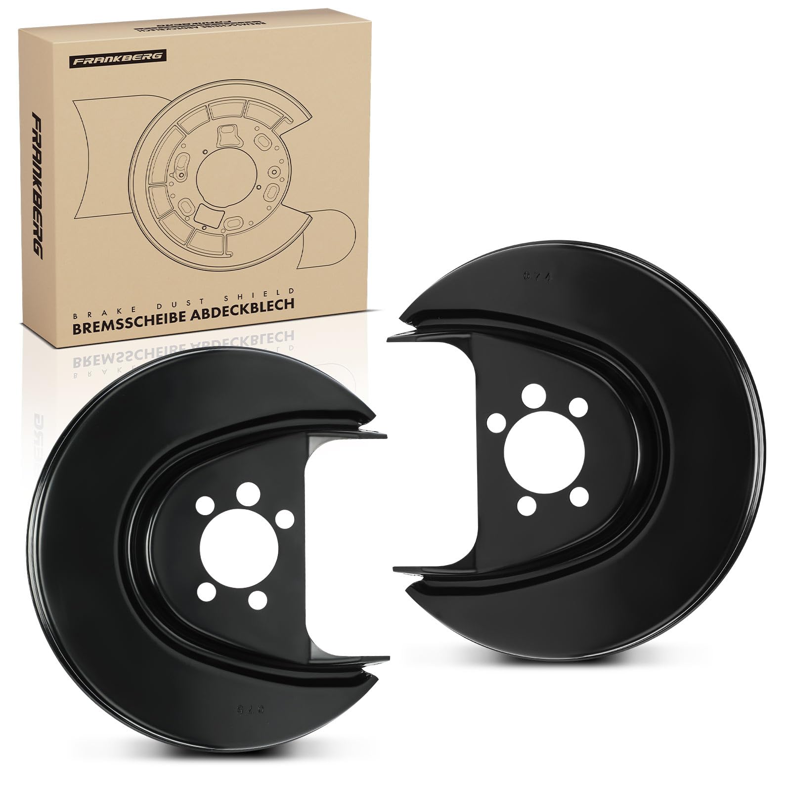 Frankberg 2x Ankerblech Bremsscheibe Hinterachse Kompatibel mit A1 8X1 8XK 1.0L-2.0L 2010-2018 Polo 6C1 6R1 1.0L-2.0L 2009-2021 Replace# 6Q0615612 Frankberg 2x Ankerblech Bremsscheibe Hinterachse Kompatibel mit A1 8X1 8XK 1.0L-2.0L 2010-2018 Polo 6C1 6R1 1.0L-2.0L 2009-2021 Replace# 6Q0615612 von Frankberg