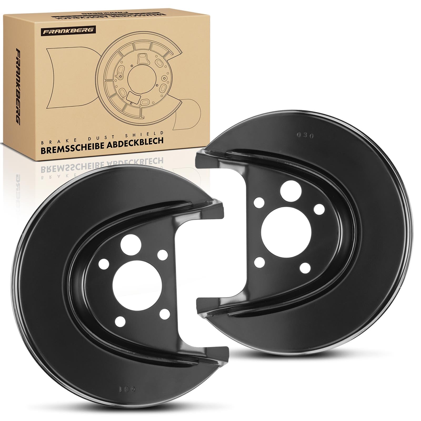 Frankberg 2x Ankerblech Deckblech Hinten Links Rechts Kompatibel mit A3 8L1 1.6L-1.9L 1996-2003 TT 8N3 1.8L 1998-2006 Fabia II 542 1.2L-1.9L 2006-2014 Replace# 1J0615612D Frankberg 2x Ankerblech Deckblech Hinten Links Rechts Kompatibel mit A3 8L1 1.6L-1.9L 1996-2003 TT 8N3 1.8L 1998-2006 Fabia II 542 1.2L-1.9L 2006-2014 Replace# 1J0615612D von Frankberg