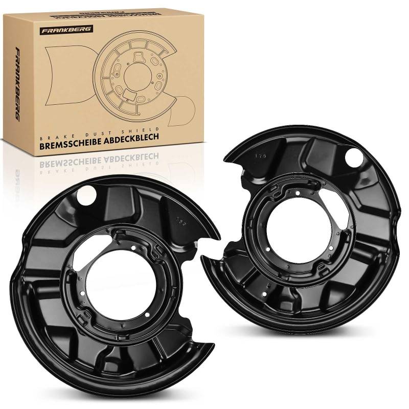 Frankberg 2x Ankerblech Hinten Links Rechts Kompatibel mit C-Klasse W202 C 180-280 1.8L-2.8L 1993-2000 E-Klasse W124 E200-E500 2.0L-5.0L 1993-1995 Replace# 2024201444 von Frankberg