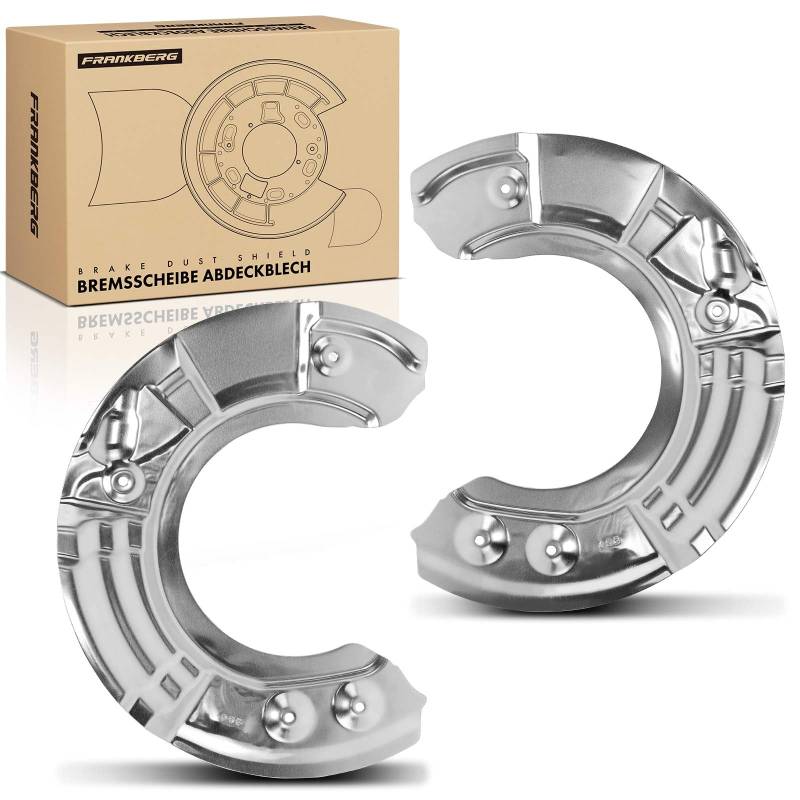 Frankberg 2x Ankerblech Vorne Links Rechts Kompatibel mit 5er F10 518-550 2.0L-4.4L 2009-2016 5er F10 M5 4.4L 2011-2016 6er Cabriolet F12 640 650 3.0L 4.4L 2010-2018 Replace# 34116775265 von Frankberg