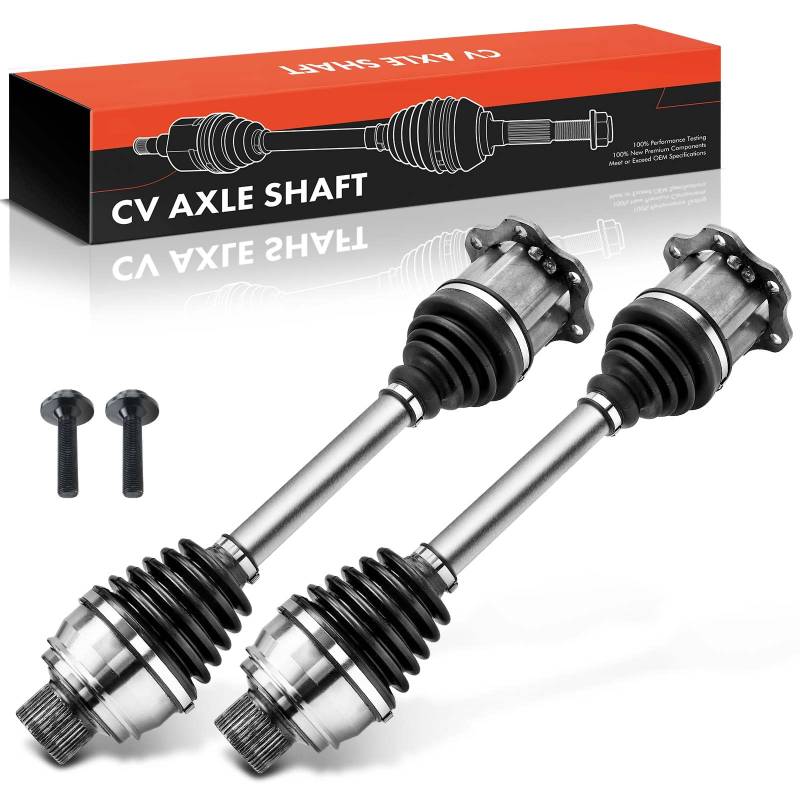 Frankberg 2x Antriebswelle Achswelle ohne ABS Ring Kompatibel mit A6 4G2 4GC A6 Avant 4G5 4GD A7 Sportback 4GA 4GF A8 4H2 4H8 4HC 4HL Q5 8RB Q5 Van 8RB Replace# 4G0407271F von Frankberg
