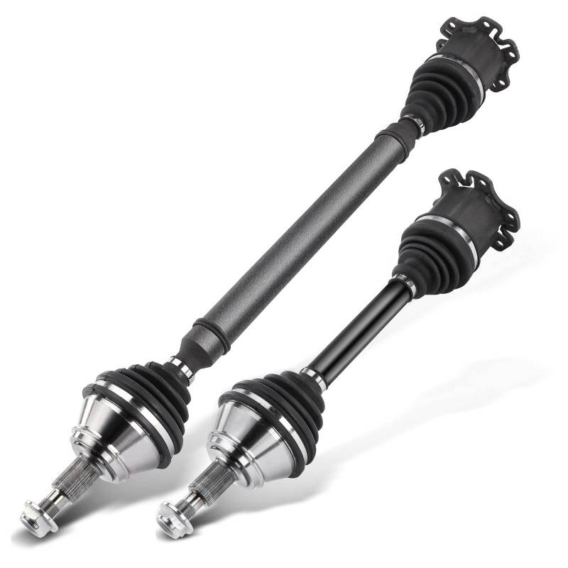 Frankberg 2x Antriebswelle Achswelle ohne ABS Ring Automatikgetriebe Vorderachse Kompatibel mit A3 8L1 Bor.a 1J2 Golf IV 1J1 Golf IV Variant 1J5 Replace# 1J0407451SX von Frankberg
