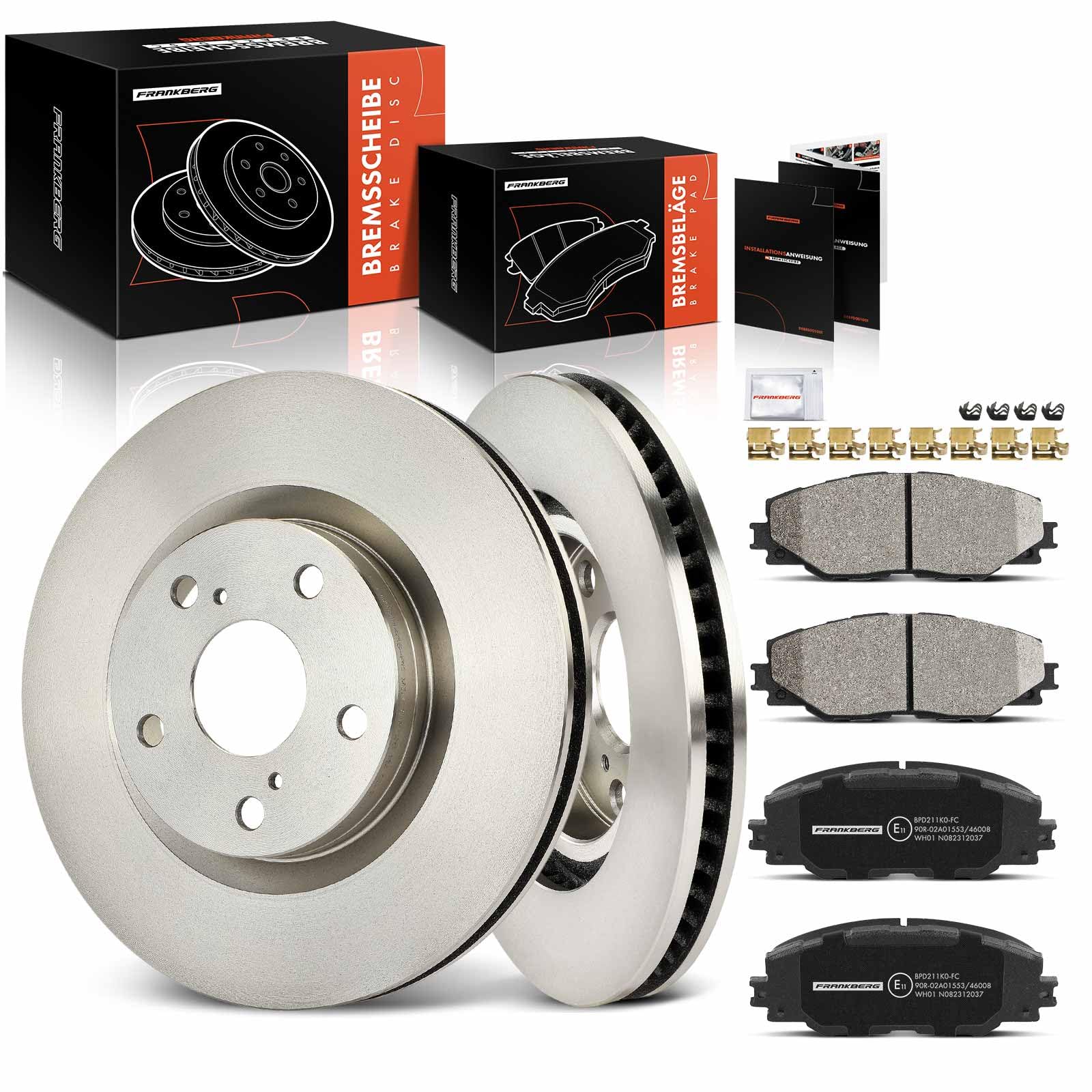 Frankberg 2x Belüftet Bremsscheiben + 4x Bremsbeläge Vorderachse Kompatibel mit A.u.r.i.s E18 1.8L 2012-2018 RAV 4 IV A4 2.0L-2.5L 2012-2024 Replace# 4351233130 0446542180 Frankberg 2x Belüftet Bremsscheiben + 4x Bremsbeläge Vorderachse Kompatibel mit A.u.r.i.s E18 1.8L 2012-2018 RAV 4 IV A4 2.0L-2.5L 2012-2024 Replace# 4351233130 0446542180 von Frankberg