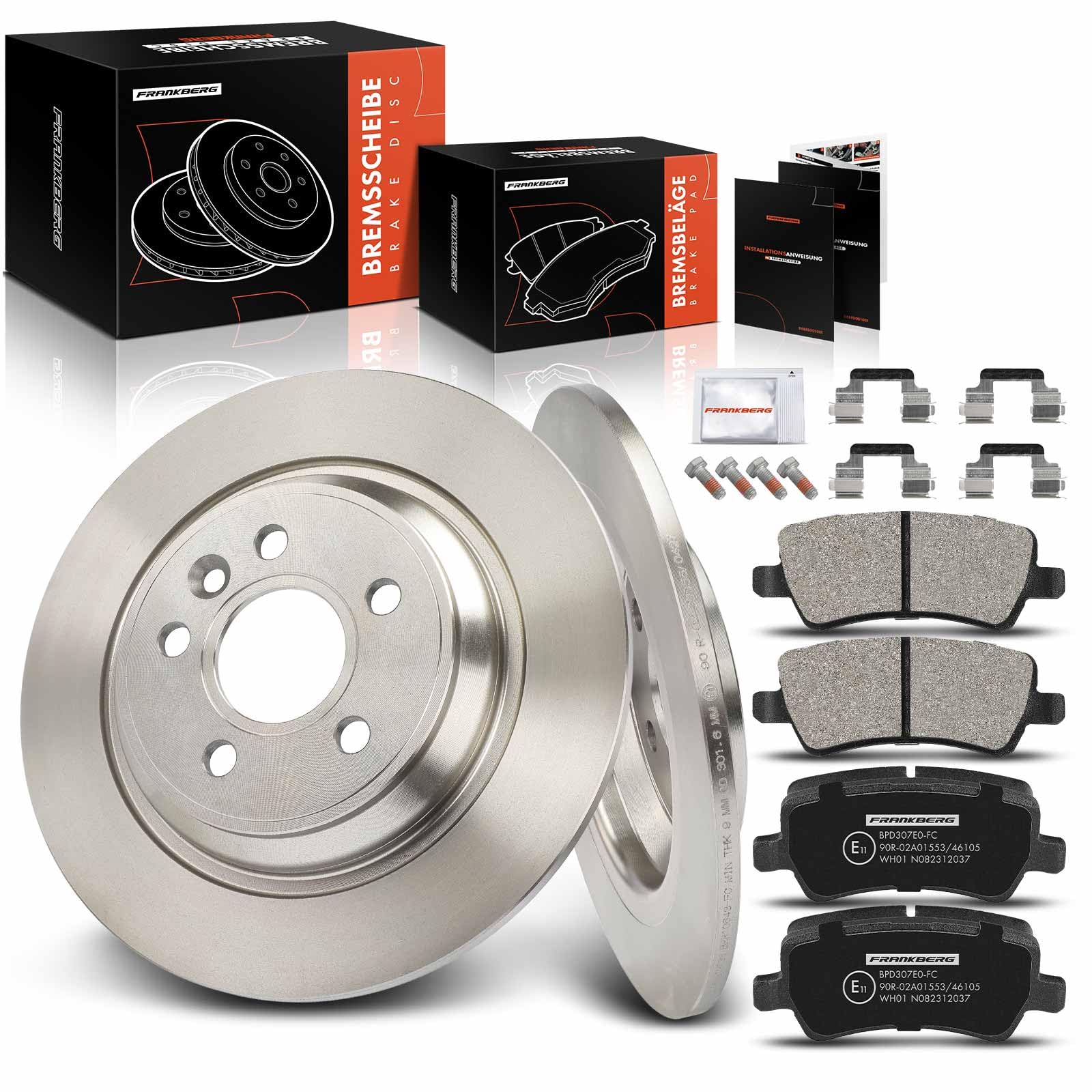 Frankberg 2x Bremsscheiben + 4x Bremsbeläge Vorderachse mit Bremsenschmiermittel Kompatibel mit S60 II 134 2010-2018 XC70 II 136 2007-2016 Replace# 30671574 Frankberg 2x Bremsscheiben + 4x Bremsbeläge Vorderachse mit Bremsenschmiermittel Kompatibel mit S60 II 134 2010-2018 XC70 II 136 2007-2016 Replace# 30671574 von Frankberg
