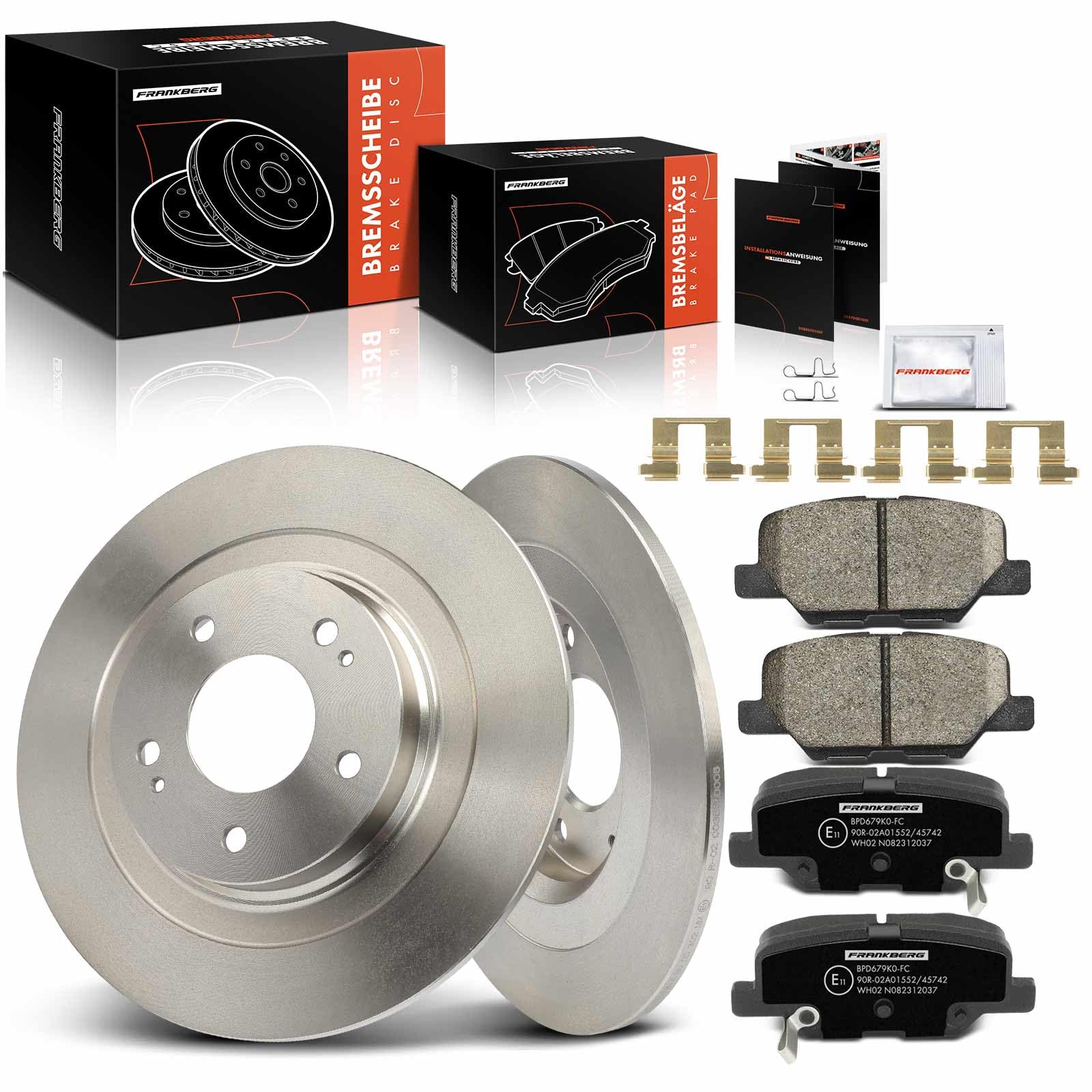 Frankberg 2x Bremsscheiben 4x Bremsbeläge mit Bremsenschmiermittel Hinten Kompatibel mit C4 Aircross 1.6L 1.8L 2012-2023 4008 1.6L 1.8L 2.0L 2012-2017 Replace# 1609901080 Frankberg 2x Bremsscheiben 4x Bremsbeläge mit Bremsenschmiermittel Hinten Kompatibel mit C4 Aircross 1.6L 1.8L 2012-2023 4008 1.6L 1.8L 2.0L 2012-2017 Replace# 1609901080 von Frankberg