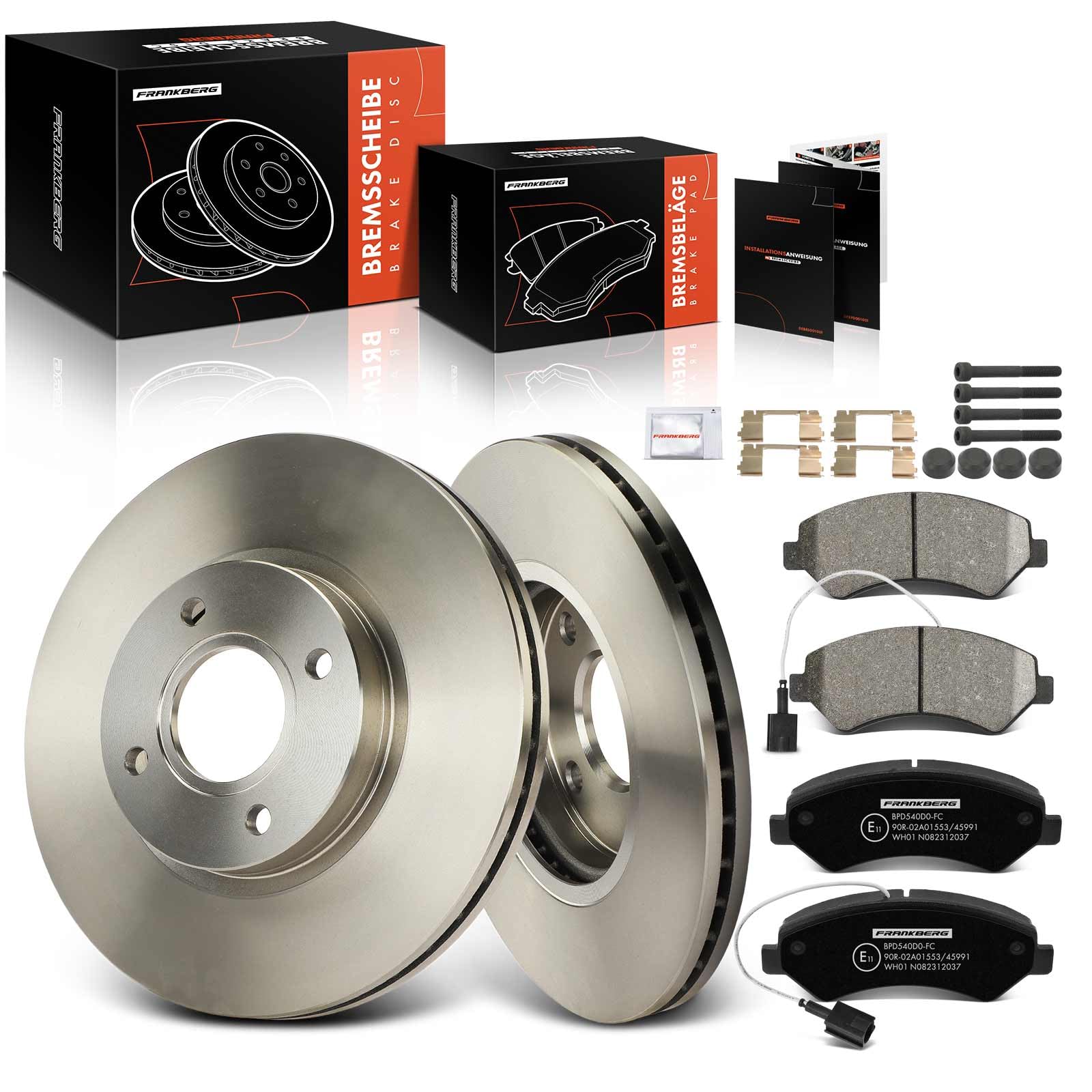 Frankberg 2x Bremsscheiben 4x Bremsbeläge mit Bremsenschmiermittel Vorne Kompatibel mit Jumper Kasten 2.0L 2.2L 3.0L 2006-2023 Boxer Kasten 2.0L 2.2L 3.0L 2006-2023 Replace# 51957509 Frankberg 2x Bremsscheiben 4x Bremsbeläge mit Bremsenschmiermittel Vorne Kompatibel mit Jumper Kasten 2.0L 2.2L 3.0L 2006-2023 Boxer Kasten 2.0L 2.2L 3.0L 2006-2023 Replace# 51957509 von Frankberg