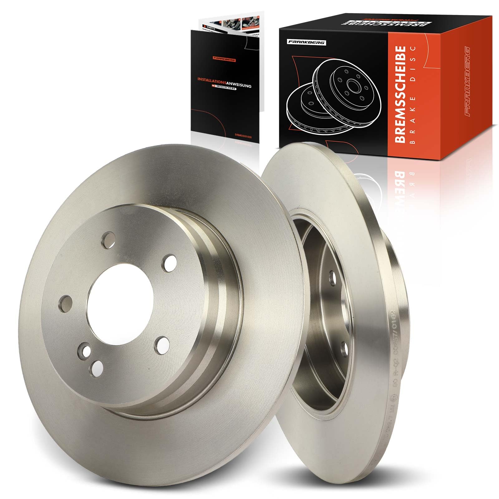 Frankberg 2x Bremsscheiben Bremsscheibe Hinterachse Links Rechts Kompatibel mit C-Klasse W202 C 36 AMG 3.6L 1994-1997 E-Klasse W210 E 200 Kompressor 2.0L 1997-2002 Replace# 2104230612 Frankberg 2x Bremsscheiben Bremsscheibe Hinterachse Links Rechts Kompatibel mit C-Klasse W202 C 36 AMG 3.6L 1994-1997 E-Klasse W210 E 200 Kompressor 2.0L 1997-2002 Replace# 2104230612 von Frankberg