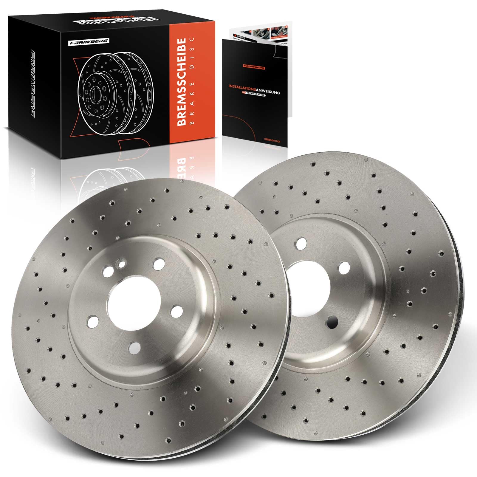 Frankberg 2x Bremsscheiben Bremsscheibe Vorne Kompatibel mit C-Klasse W205 C43 3.0L 2016-2024 CLS C257 CLS300 CLS350 CLS400 CLS450 2.0L-3.0L 2017-2024 Replace# A0004212312 Frankberg 2x Bremsscheiben Bremsscheibe Vorne Kompatibel mit C-Klasse W205 C43 3.0L 2016-2024 CLS C257 CLS300 CLS350 CLS400 CLS450 2.0L-3.0L 2017-2024 Replace# A0004212312 von Frankberg