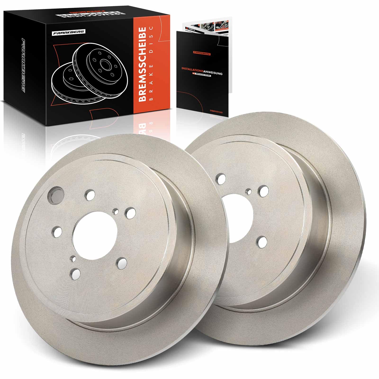 Frankberg 2x Bremsscheiben Hinten Kompatibel mit BRZ 2.0L 2012-2023 Bremsscheibe Legacy IV BL 2.5L 2003-2009 Outback BM BR 2.0L 2009-2023 Replace# 26700FG000 Frankberg 2x Bremsscheiben Hinten Kompatibel mit BRZ 2.0L 2012-2023 Bremsscheibe Legacy IV BL 2.5L 2003-2009 Outback BM BR 2.0L 2009-2023 Replace# 26700FG000 von Frankberg