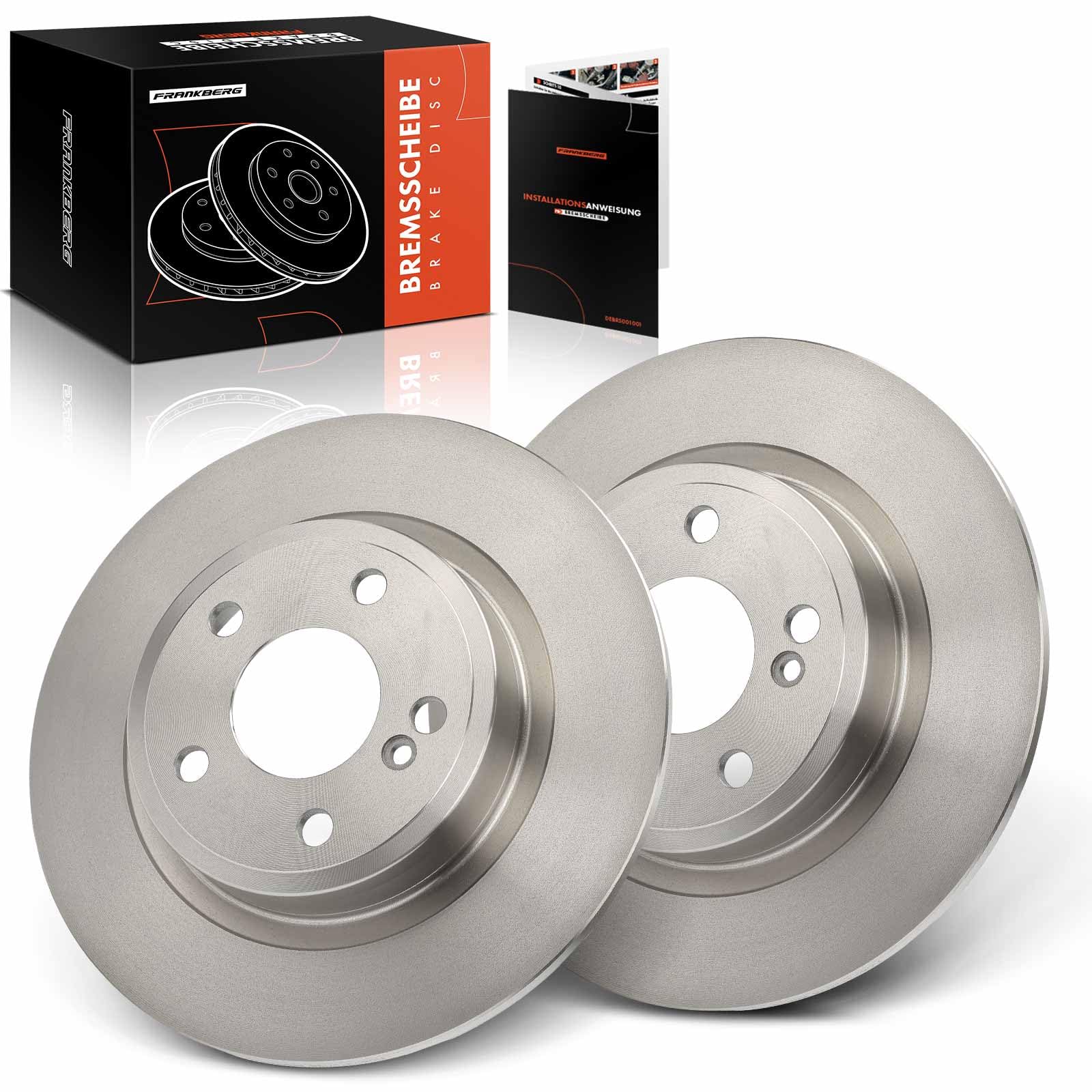Frankberg 2x Bremsscheiben Hinterachse Kompatibel mit A-Klasse W176 A200-A250 2.0L 2.1L 2012-201 B-Klasse W242 W246 B160-B250 1.5L-2.1L Electric 2011-2018 Replace# 2464230112 Frankberg 2x Bremsscheiben Hinterachse Kompatibel mit A-Klasse W176 A200-A250 2.0L 2.1L 2012-201 B-Klasse W242 W246 B160-B250 1.5L-2.1L Electric 2011-2018 Replace# 2464230112 von Frankberg